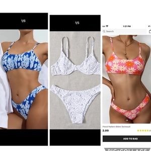 Bundle of 3 shein bikinis